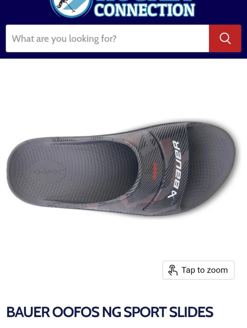 Bauer OOFOS NG Sport Slides Size 12 Mens